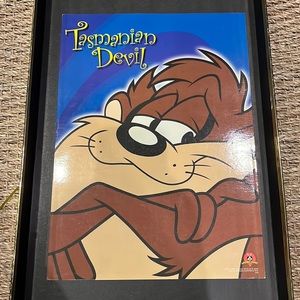 Looney Tunes 🌟 Tasmanian Devil thick double sided poster